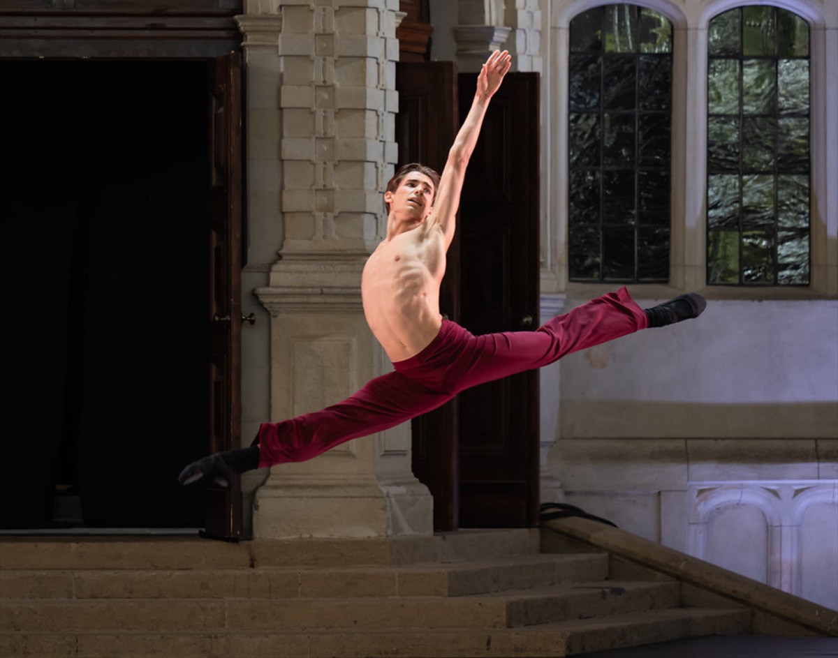 Guillem Cabrera en una actuació de final de curs de la Royal Ballet School a l’Opera Holland Park de Londres