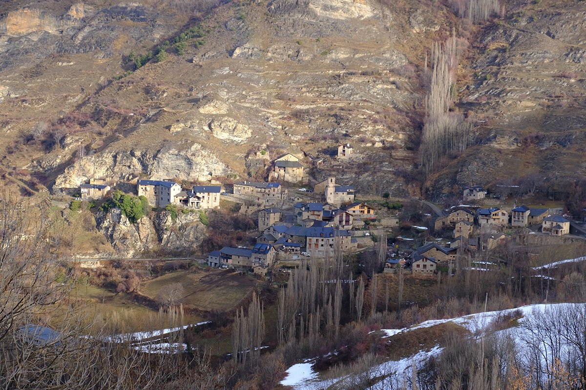 Imatge de paisatge pirinenc de la Vall Ferrera